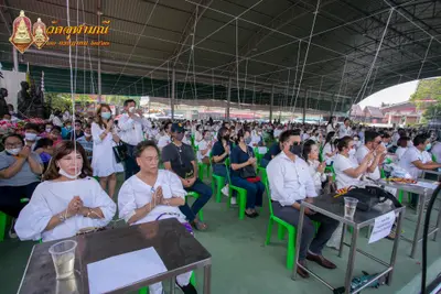 ประมวลภาพพิธีเททองหล่อพระพุทธชินราชจำลอง วัดจุฬามณี ปี ๒๕๖๓