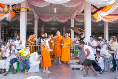 ประมวลภาพพิธีเททองหล่อพระพุทธชินราชจำลอง วัดจุฬามณี ปี ๒๕๖๓