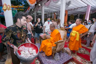 ประมวลภาพพิธีเททองหล่อพระพุทธชินราชจำลอง วัดจุฬามณี ปี ๒๕๖๓