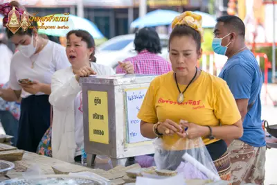 ประมวลภาพพิธีเททองหล่อพระพุทธชินราชจำลอง วัดจุฬามณี ปี ๒๕๖๓
