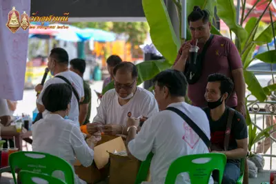 ประมวลภาพพิธีเททองหล่อพระพุทธชินราชจำลอง วัดจุฬามณี ปี ๒๕๖๓