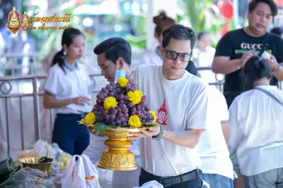 ประมวลภาพพิธีเททองหล่อพระพุทธชินราชจำลอง วัดจุฬามณี ปี ๒๕๖๓