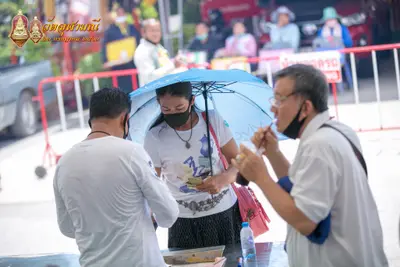 ประมวลภาพพิธีเททองหล่อพระพุทธชินราชจำลอง วัดจุฬามณี ปี ๒๕๖๓