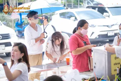 ประมวลภาพพิธีเททองหล่อพระพุทธชินราชจำลอง วัดจุฬามณี ปี ๒๕๖๓