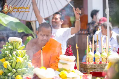 ประมวลภาพพิธีเททองหล่อพระพุทธชินราชจำลอง วัดจุฬามณี ปี ๒๕๖๓