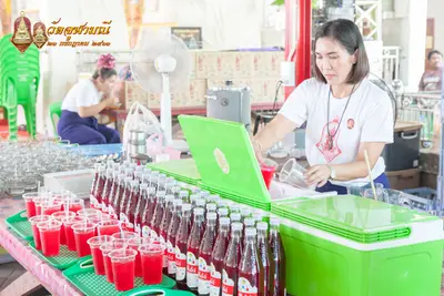 ประมวลภาพพิธีเททองหล่อพระพุทธชินราชจำลอง วัดจุฬามณี ปี ๒๕๖๓