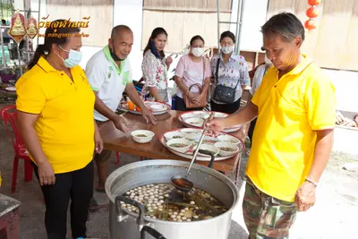 ประมวลภาพพิธีเททองหล่อพระพุทธชินราชจำลอง วัดจุฬามณี ปี ๒๕๖๓
