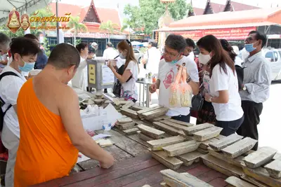 ประมวลภาพพิธีเททองหล่อพระพุทธชินราชจำลอง วัดจุฬามณี ปี ๒๕๖๓