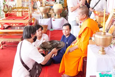 ประมวลภาพพิธีเททองหล่อพระพุทธชินราชจำลอง วัดจุฬามณี ปี ๒๕๖๓