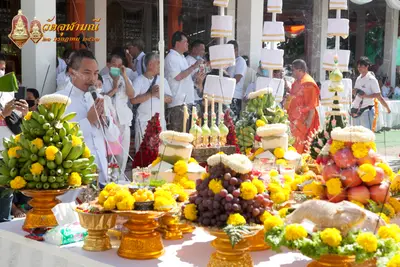 ประมวลภาพพิธีเททองหล่อพระพุทธชินราชจำลอง วัดจุฬามณี ปี ๒๕๖๓