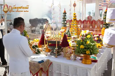ประมวลภาพพิธีเททองหล่อพระพุทธชินราชจำลอง วัดจุฬามณี ปี ๒๕๖๓