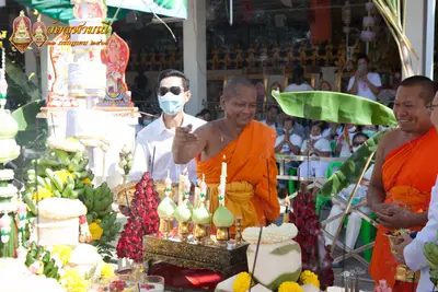 ประมวลภาพพิธีเททองหล่อพระพุทธชินราชจำลอง วัดจุฬามณี ปี ๒๕๖๓