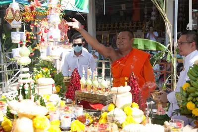 ประมวลภาพพิธีเททองหล่อพระพุทธชินราชจำลอง วัดจุฬามณี ปี ๒๕๖๓