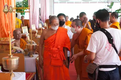 ประมวลภาพพิธีเททองหล่อพระพุทธชินราชจำลอง วัดจุฬามณี ปี ๒๕๖๓