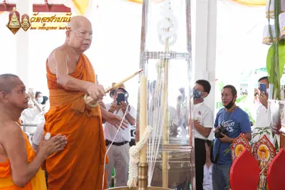 ประมวลภาพพิธีเททองหล่อพระพุทธชินราชจำลอง วัดจุฬามณี ปี ๒๕๖๓