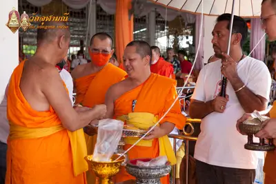 ประมวลภาพพิธีเททองหล่อพระพุทธชินราชจำลอง วัดจุฬามณี ปี ๒๕๖๓
