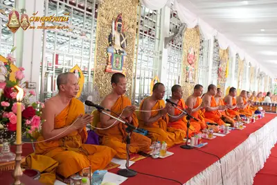 ประมวลภาพพิธีเททองหล่อพระพุทธชินราชจำลอง วัดจุฬามณี ปี ๒๕๖๓