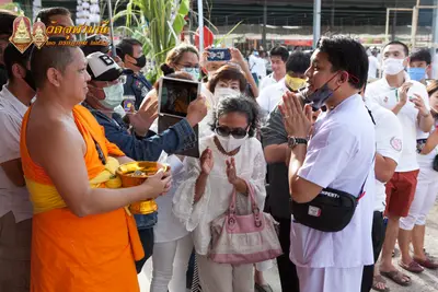 ประมวลภาพพิธีเททองหล่อพระพุทธชินราชจำลอง วัดจุฬามณี ปี ๒๕๖๓