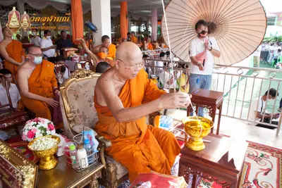 ประมวลภาพพิธีเททองหล่อพระพุทธชินราชจำลอง วัดจุฬามณี ปี ๒๕๖๓