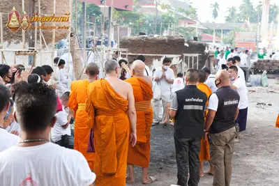 ประมวลภาพพิธีเททองหล่อพระพุทธชินราชจำลอง วัดจุฬามณี ปี ๒๕๖๓