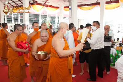 ประมวลภาพพิธีเททองหล่อพระพุทธชินราชจำลอง วัดจุฬามณี ปี ๒๕๖๓