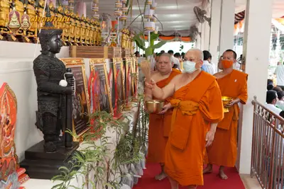ประมวลภาพพิธีเททองหล่อพระพุทธชินราชจำลอง วัดจุฬามณี ปี ๒๕๖๓