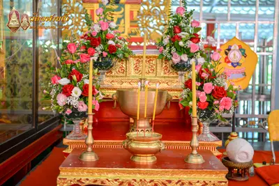 ประมวลภาพพิธีเททองหล่อพระพุทธชินราชจำลอง วัดจุฬามณี ปี ๒๕๖๓