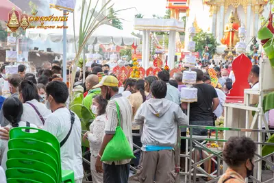 ประมวลภาพพิธีเททองหล่อพระพุทธชินราชจำลอง วัดจุฬามณี ปี ๒๕๖๓
