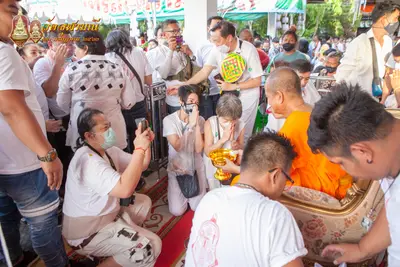 ประมวลภาพพิธีเททองหล่อพระพุทธชินราชจำลอง วัดจุฬามณี ปี ๒๕๖๓