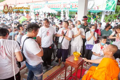 ประมวลภาพพิธีเททองหล่อพระพุทธชินราชจำลอง วัดจุฬามณี ปี ๒๕๖๓