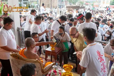 ประมวลภาพพิธีเททองหล่อพระพุทธชินราชจำลอง วัดจุฬามณี ปี ๒๕๖๓