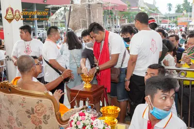 ประมวลภาพพิธีเททองหล่อพระพุทธชินราชจำลอง วัดจุฬามณี ปี ๒๕๖๓