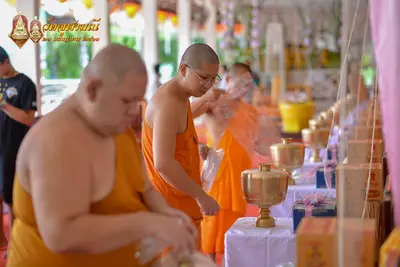 ประมวลภาพพิธีเททองหล่อพระพุทธชินราชจำลอง วัดจุฬามณี ปี ๒๕๖๓