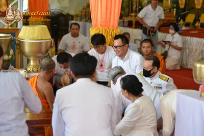 ประมวลภาพพิธีเททองหล่อพระพุทธชินราชจำลอง วัดจุฬามณี ปี ๒๕๖๓
