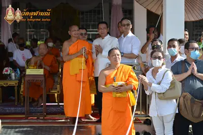ประมวลภาพพิธีเททองหล่อพระพุทธชินราชจำลอง วัดจุฬามณี ปี ๒๕๖๓