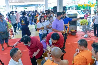ประมวลภาพงานอายุวัฒนมงคล ๖๔ ปี พระครูโสภิตวิริยาภรณ์ (หลวงพ่ออิฏฐ์) วัดจุฬามณี ๑ สิงหาคม ๒๕๖๓