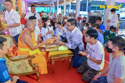 ประมวลภาพงานอายุวัฒนมงคล ๖๔ ปี พระครูโสภิตวิริยาภรณ์ (หลวงพ่ออิฏฐ์) วัดจุฬามณี ๑ สิงหาคม ๒๕๖๓