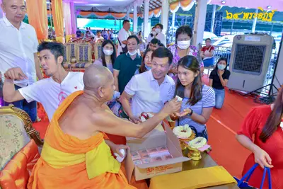 ประมวลภาพงานอายุวัฒนมงคล ๖๔ ปี พระครูโสภิตวิริยาภรณ์ (หลวงพ่ออิฏฐ์) วัดจุฬามณี ๑ สิงหาคม ๒๕๖๓