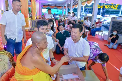 ประมวลภาพงานอายุวัฒนมงคล ๖๔ ปี พระครูโสภิตวิริยาภรณ์ (หลวงพ่ออิฏฐ์) วัดจุฬามณี ๑ สิงหาคม ๒๕๖๓