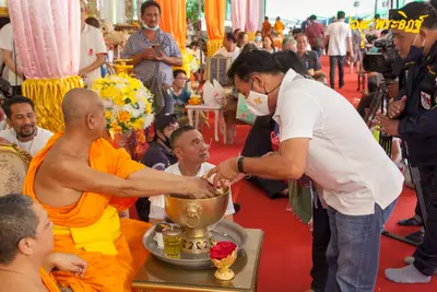 ประมวลภาพงานอายุวัฒนมงคล ๖๔ ปี พระครูโสภิตวิริยาภรณ์ (หลวงพ่ออิฏฐ์) วัดจุฬามณี ๑ สิงหาคม ๒๕๖๓