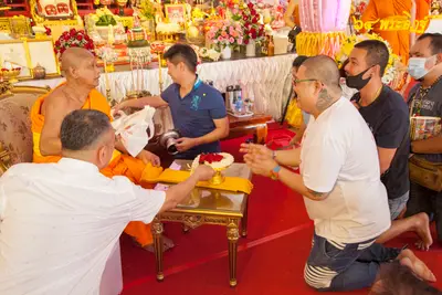 ประมวลภาพงานอายุวัฒนมงคล ๖๔ ปี พระครูโสภิตวิริยาภรณ์ (หลวงพ่ออิฏฐ์) วัดจุฬามณี ๑ สิงหาคม ๒๕๖๓