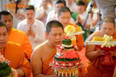 ประมวลภาพงานบูชาครูและไหว้ครูบูรพาจารย์ วัดจุฬามณี ปี ๒๕๖๓