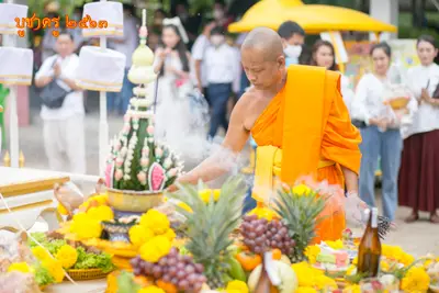 ประมวลภาพงานบูชาครูและไหว้ครูบูรพาจารย์ วัดจุฬามณี ปี ๒๕๖๓