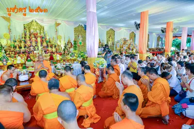 ประมวลภาพงานบูชาครูและไหว้ครูบูรพาจารย์ วัดจุฬามณี ปี ๒๕๖๓