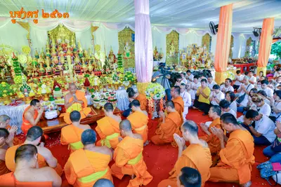 ประมวลภาพงานบูชาครูและไหว้ครูบูรพาจารย์ วัดจุฬามณี ปี ๒๕๖๓