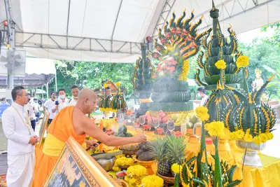 ประมวลภาพพิธีบวงสรวง ณ วังนาคินทร์คำชะโนด จังหวัดอุดรธานี ปี ๒๕๖๓