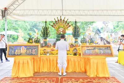 ประมวลภาพพิธีบวงสรวง ณ วังนาคินทร์คำชะโนด จังหวัดอุดรธานี ปี ๒๕๖๓