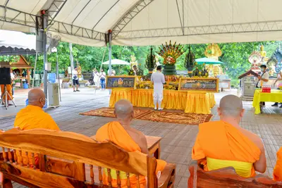 ประมวลภาพพิธีบวงสรวง ณ วังนาคินทร์คำชะโนด จังหวัดอุดรธานี ปี ๒๕๖๓