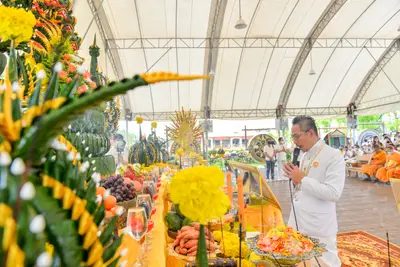 ประมวลภาพพิธีบวงสรวง ณ วังนาคินทร์คำชะโนด จังหวัดอุดรธานี ปี ๒๕๖๓
