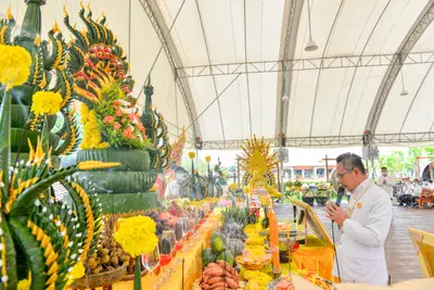 ประมวลภาพพิธีบวงสรวง ณ วังนาคินทร์คำชะโนด จังหวัดอุดรธานี ปี ๒๕๖๓